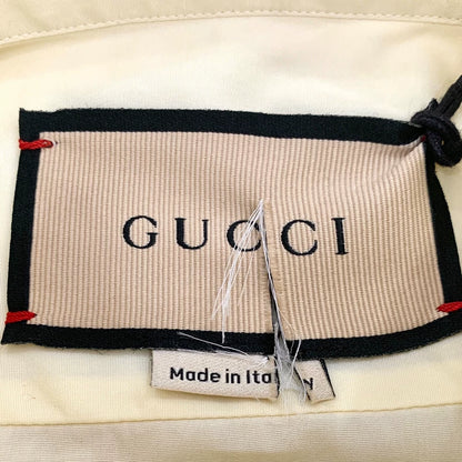 Gucci Yellow Long Sleeve Shirt With Logo