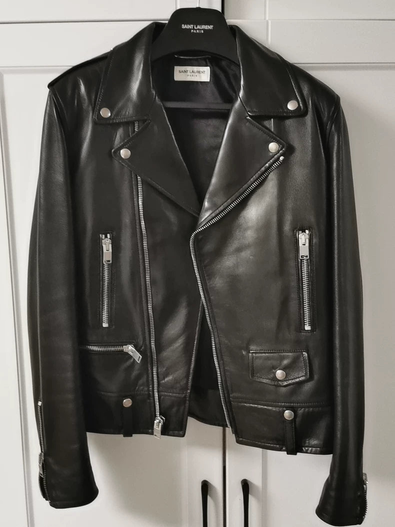 Saint Laurent Paris L01 Leather Jacket