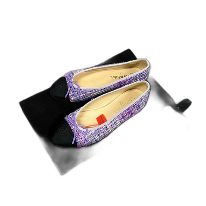 Chanel Ballet Flats with Woven Detail