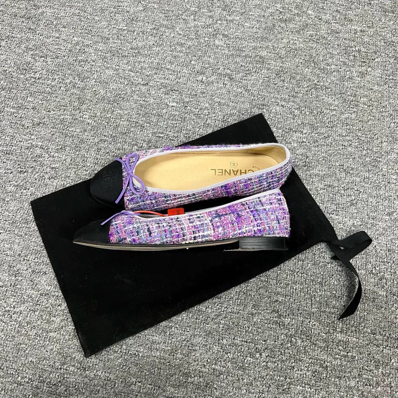 Chanel Ballet Flats with Woven Detail