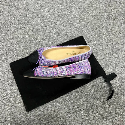 Chanel Ballet Flats with Woven Detail