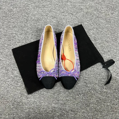 Chanel Ballet Flats with Woven Detail