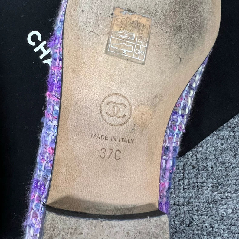 Chanel Ballet Flats with Woven Detail