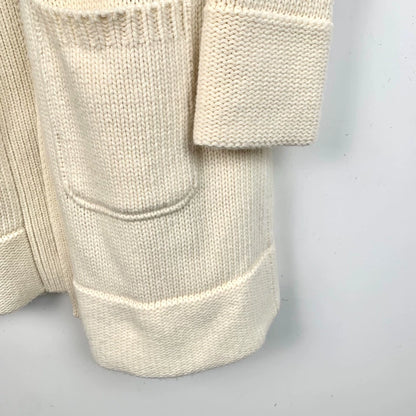 Christian Dior Color Block Wool Knit Coat