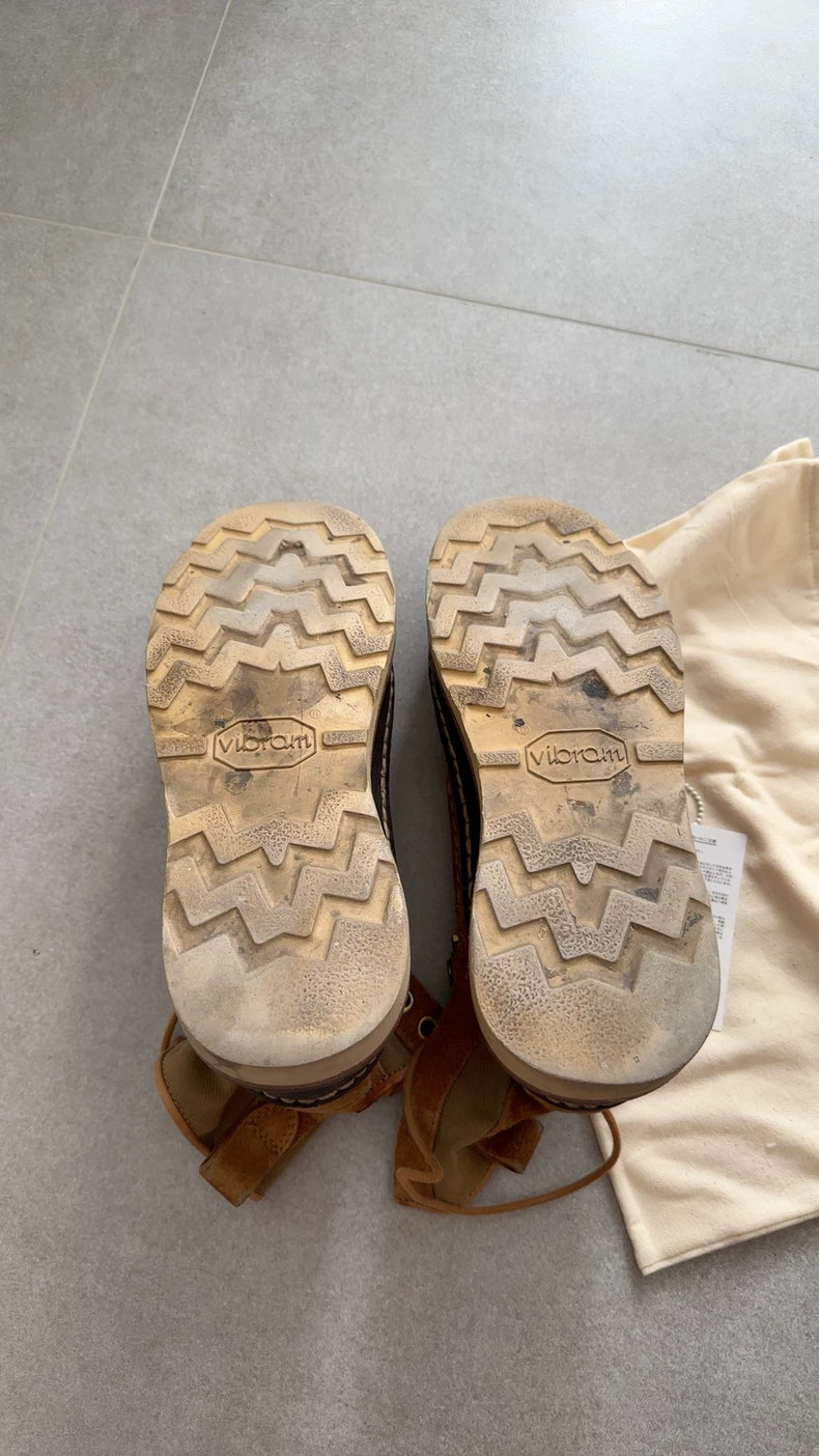 Visvim Grizzly Folk Boot Camel