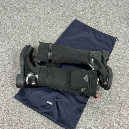 Prada High Top Knight Boots