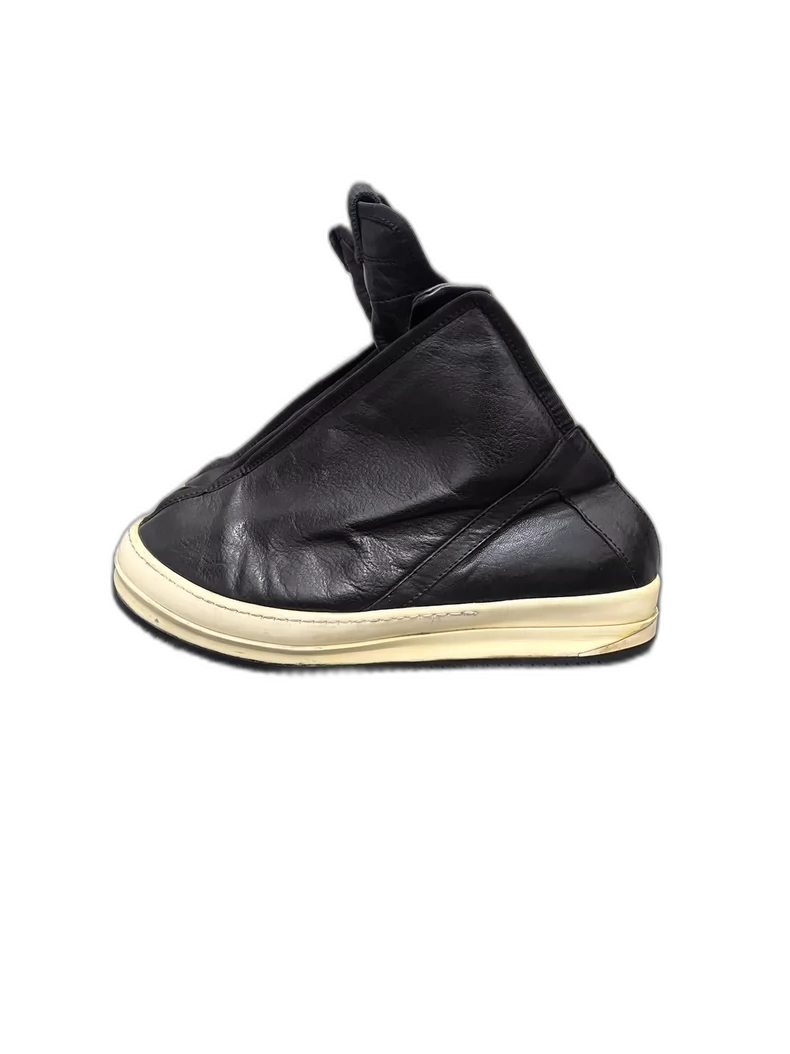Rick Owens Hoof Dunk Sneakers Black White-yf