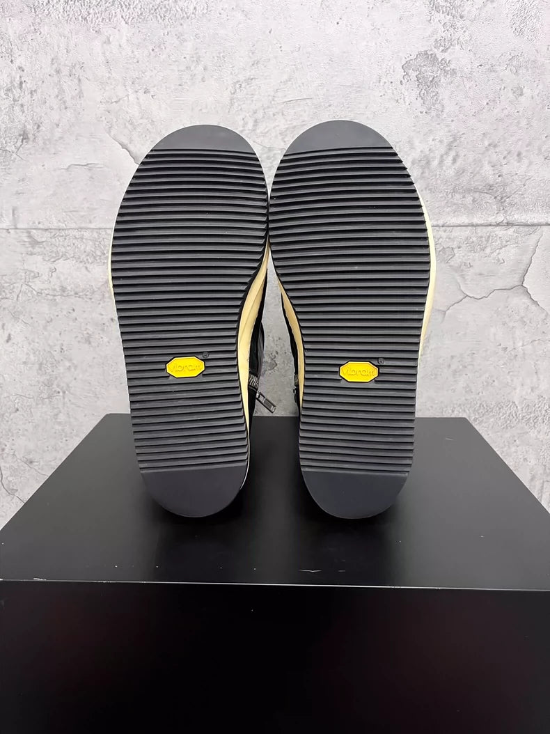 Rick Owens Hoof Dunk Sneakers Black White-yf