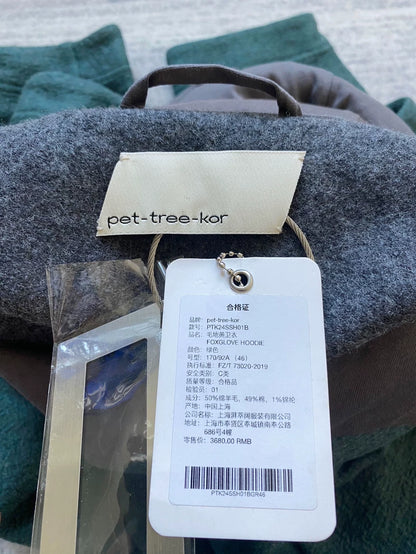 Peacock Green Hoodie with Mask-zp