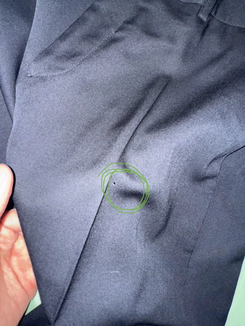 Dior Slim Fit Dark Blue Pants