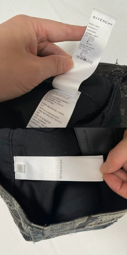 Givenchy Distressed Denim Pants Size 32