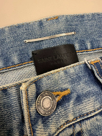 Saint Laurent 19SS Distressed Denim Jeans-yf