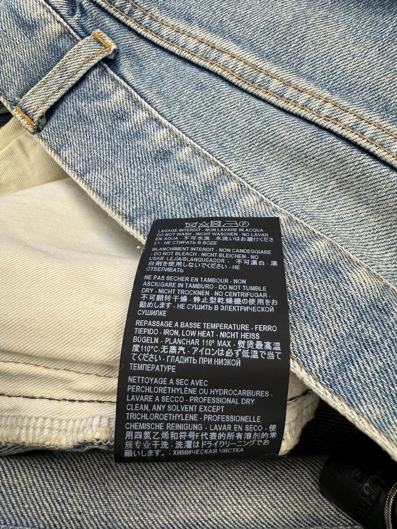 Saint Laurent 19SS Distressed Denim Jeans-yf
