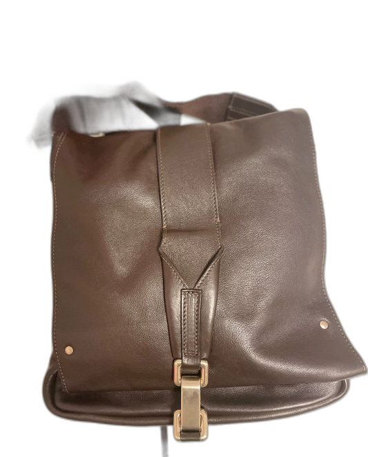 Ermenegildo Zegna Leather Shoulder Bag