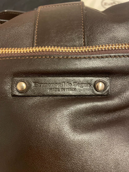 Ermenegildo Zegna Leather Shoulder Bag