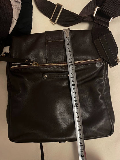 Ermenegildo Zegna Leather Shoulder Bag