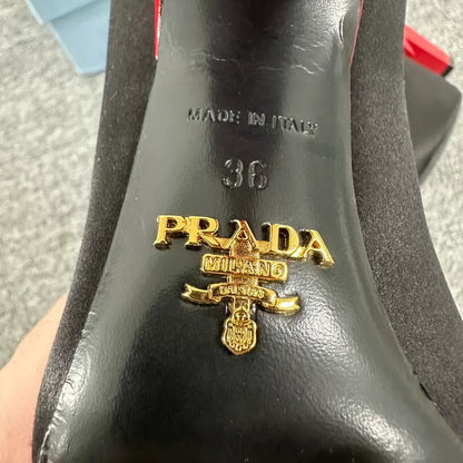 Prada Lightning High Heels in Black