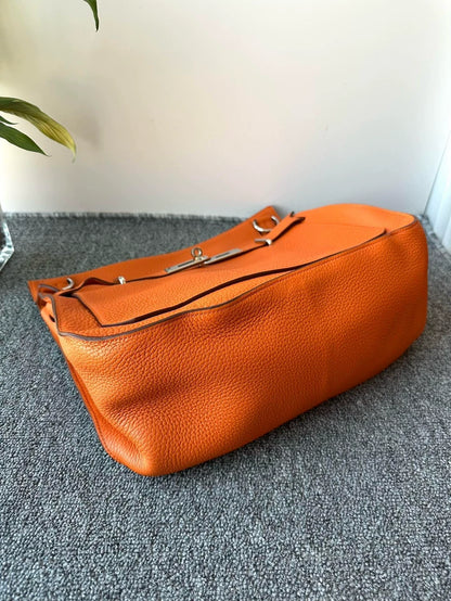 Hermes Jypsiere Swift Orange Shoulder Bag