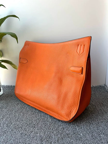 Hermes Jypsiere Swift Orange Shoulder Bag