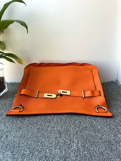 Hermes Jypsiere Swift Orange Shoulder Bag
