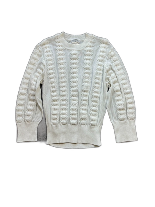 Chanel Knit Sweater with 3D Texture