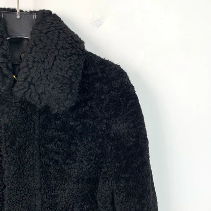 Saint Laurent Black Shearling Jacket