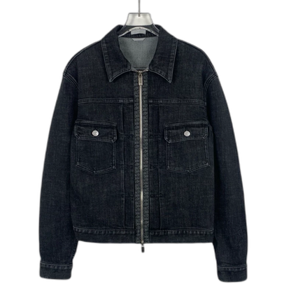 Dior Black Denim Zip Jacket