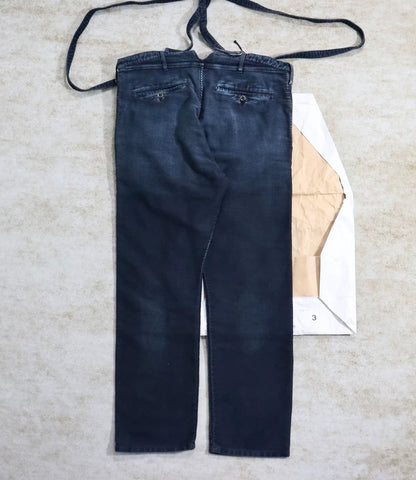 Visvim Travailler Braces Pants in Dark Indigo