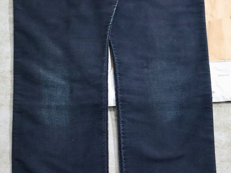 Visvim Travailler Braces Pants in Dark Indigo