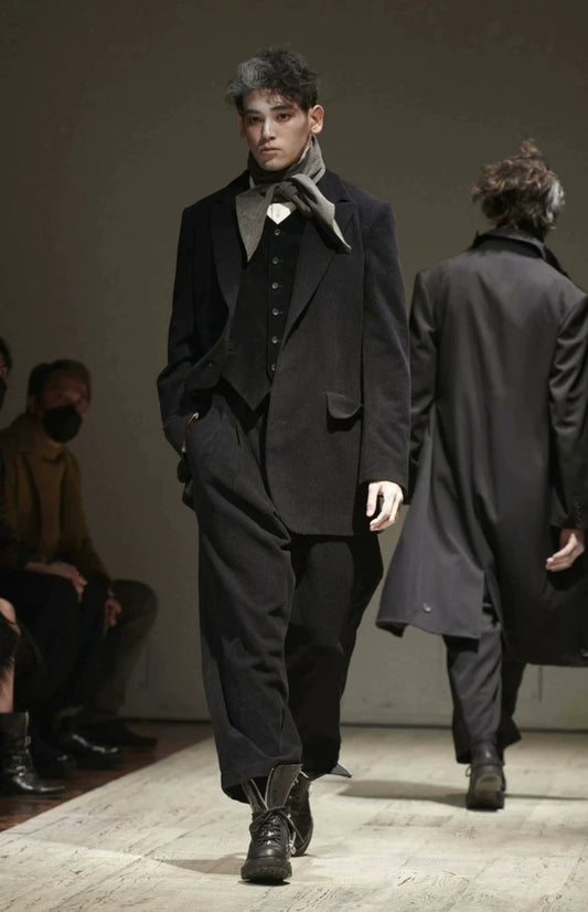 Yohji Yamamoto Wool Corduroy Suit