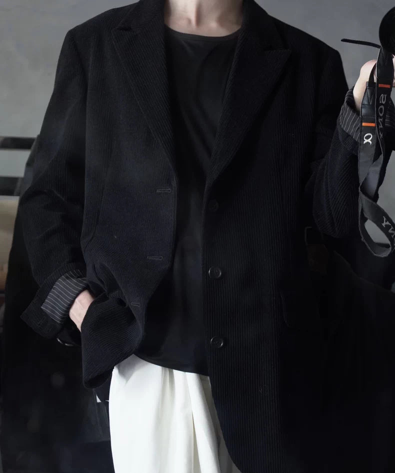 Yohji Yamamoto Wool Corduroy Suit