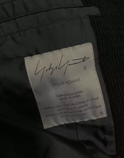 Yohji Yamamoto Wool Corduroy Suit
