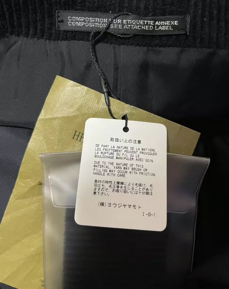 Yohji Yamamoto Wool Corduroy Suit