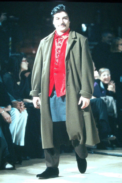 Elegant Wool Cashmere Long Coat by Yohji Yamamoto