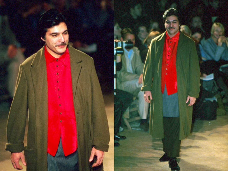 Elegant Wool Cashmere Long Coat by Yohji Yamamoto