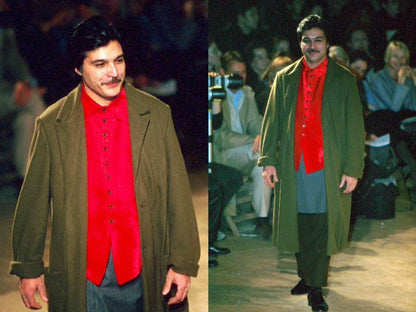 Elegant Wool Cashmere Long Coat by Yohji Yamamoto