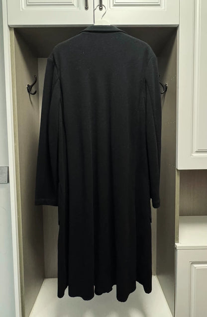 Elegant Wool Cashmere Long Coat by Yohji Yamamoto