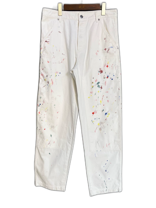 Colorful Splash Denim Pants by Dior
