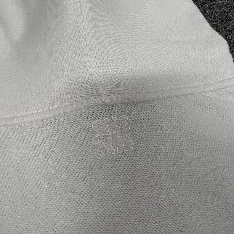 Loewe Masked Graphic Hoodie in White