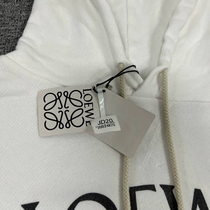 Loewe Masked Graphic Hoodie in White