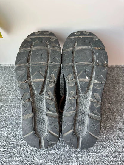 Emporio Armani Black Knit Sports Sneakers for Women