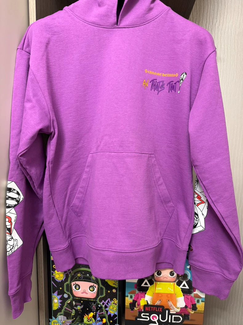 Chrome Hearts Mattyboy Purple Graffiti Hoodie