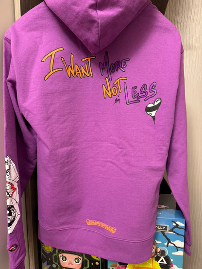 Chrome Hearts Mattyboy Purple Graffiti Hoodie