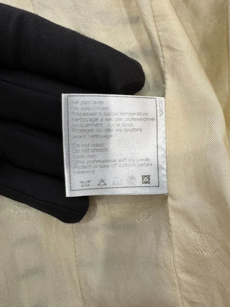 Classic Chanel Black and Cream Blazer