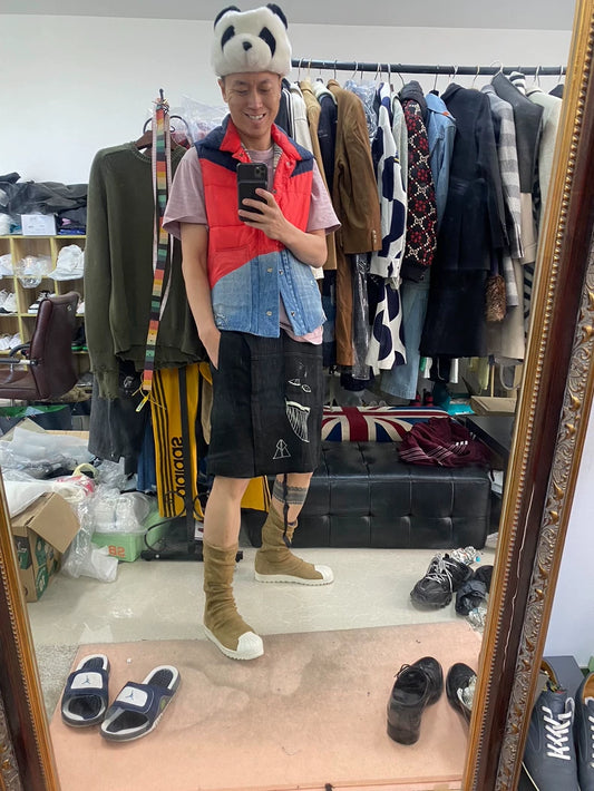 Rick Owens Drkshdw Denim Shorts