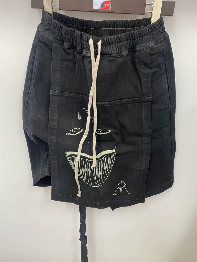 Rick Owens Drkshdw Denim Shorts