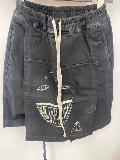 Rick Owens Drkshdw Denim Shorts