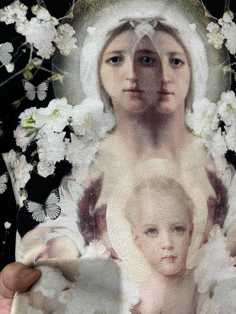 Givenchy Black Sweatshirt with Floral Print