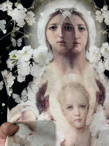 Givenchy Black Sweatshirt with Floral Print