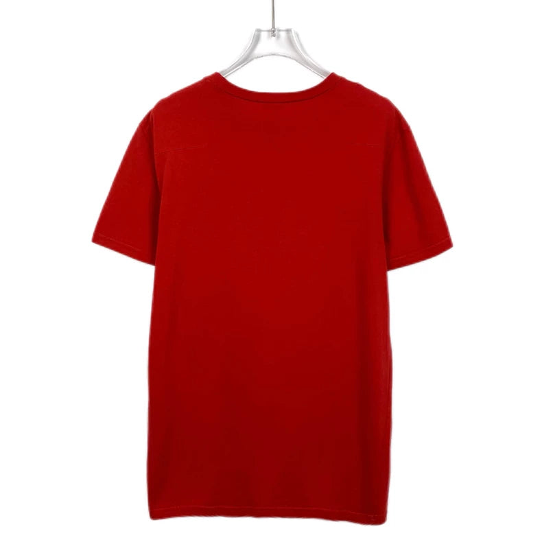 Dior Red Graphic Cotton T-Shirt